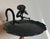 Antique Early 20th Century American Arts & Crafts Bronzed Iron Turkey Bird Card Tray For Sale - Image 15 of 15