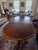 Antique Grand Regency-Style Three-Pedestal Mahogany Dining Suite, Seats 12 — Table + 10 Chairs — Brass Paw Casters For Sale - Image 10 of 10