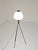 Mid-Century Modern Tripod Floor Lamp in Brass and Opaline Glass, Italy, 1960 For Sale - Image 4 of 14