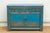 Teal Ming Teal Distressed Vintage Credenza For Sale - Image 8 of 10