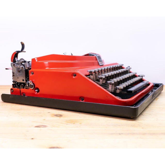 ➝ an extremely rare red olivetti ico from 1936 — an iconic early masterpiece of italian design! ➝ about this typewriter...