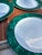 Green 1970s Malachite Gabbay Dinner Plates- Set of 12 For Sale - Image 8 of 9