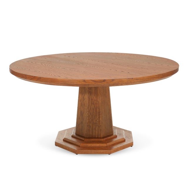 Brown Bunny Williams Home 60" Haven Dining Table in Maple For Sale - Image 8 of 8