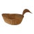 Vintage Duck Shaped Wicker Basket For Sale