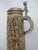 Mid 20th Century Reinhold Merkelbach German Lords Prayer 13 1/2" Tall Pottery & Pewter Beer Stein For Sale - Image 5 of 9