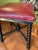 Antique Ebonized Twisted Legs Stools with Burgundy Studded Leather Seats, 1890s, Set of 2 For Sale - Image 11 of 16