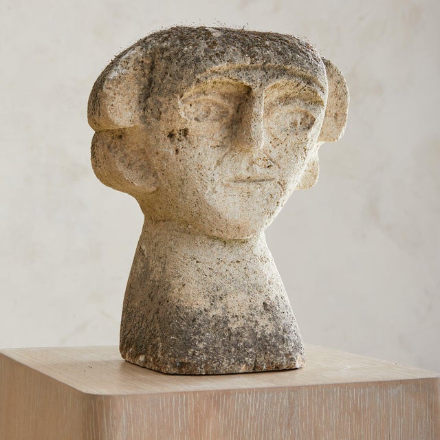 Early 20th Century Vintage French Stone Figural Sculpture No. 11 For Sale - Image 5 of 6