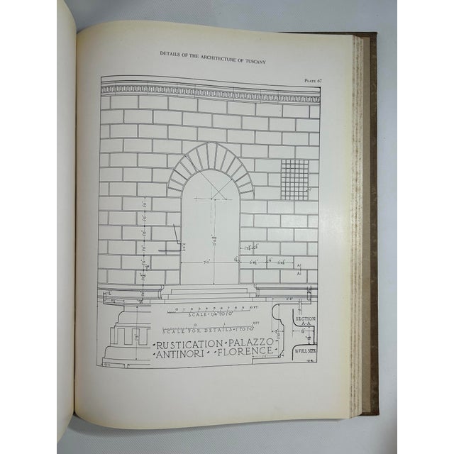 1920s Illustrated Folio, Harold Donaldson Eberlein's Details of the Architecture of Tuscany - 1 Book For Sale - Image 12 of 14