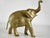 Mid 20th Century Mid 20th Century Handmade Solid Brass Lucky Trunk Up Elephant Figurines- a Pair For Sale - Image 5 of 9