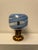 Metal Hand-Blown Glass and Brass Table Lamp attributed to Toni Zuccheri, 1970s For Sale - Image 7 of 13