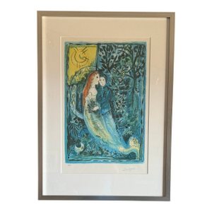 1940s Marc Chagall "The Wedding" Limited Edition Lithograph