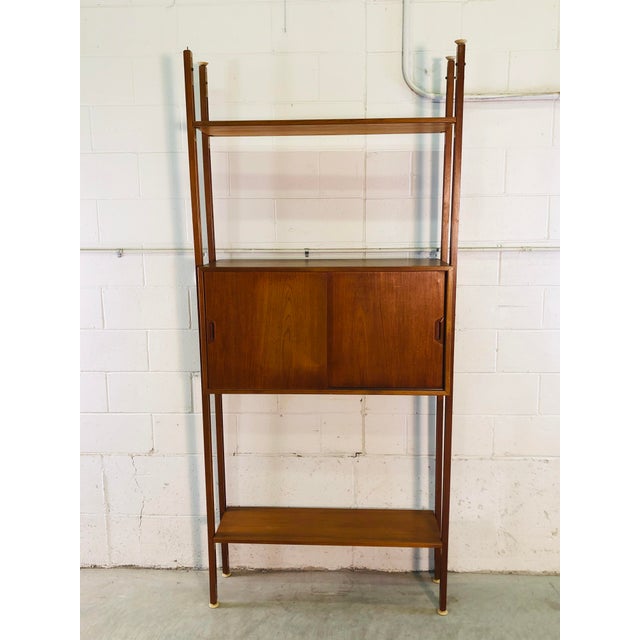 Vintage Danish Teak Room Divider Wall Unit Chairish