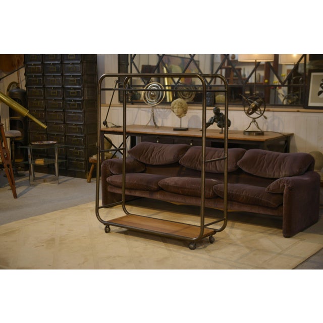 Industrial Hotel Clothes Rack, 1950s For Sale - Image 4 of 12