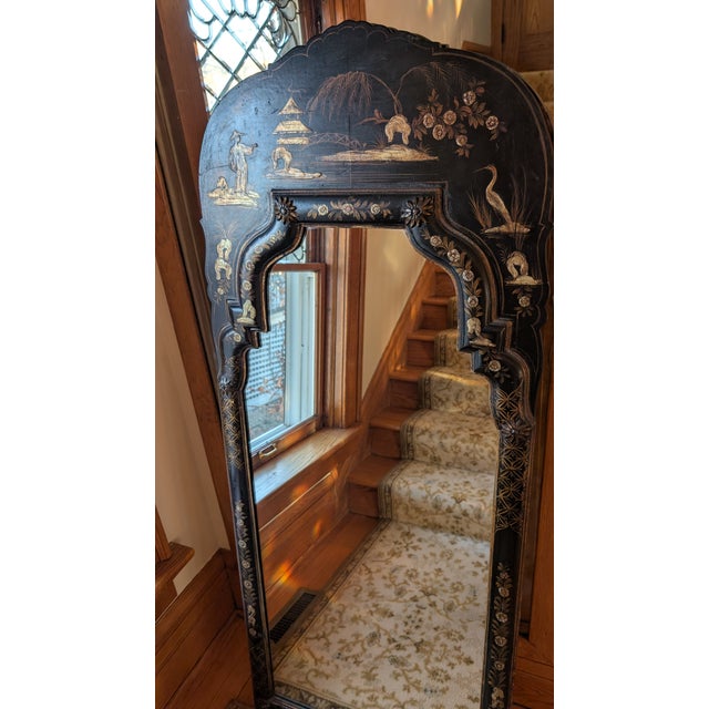 Chinoiserie Large 1960-70s La Barge Chinoiserie Style Mirror For Sale - Image 3 of 4