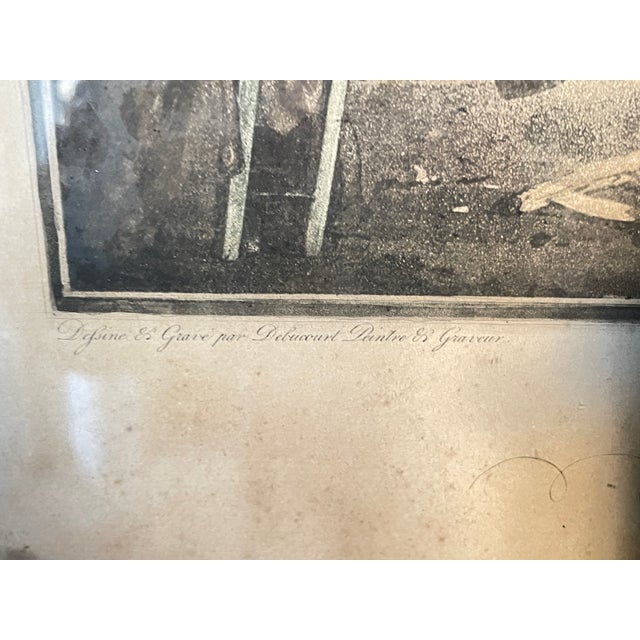 Louis-Philippe Debucourt, The Public Promenade, 1790s, Etching, Framed For Sale - Image 4 of 18