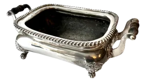 Silver Plate Tureen Base used as Jardiniere, Cachepot or Catch All