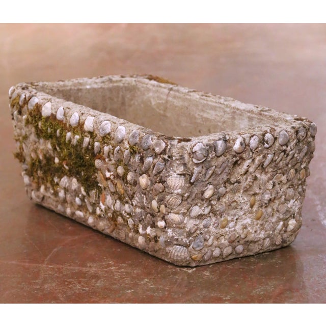 Bring authentic garden character to an interior or exterior setting with this distinctive antique cast stone planter,...