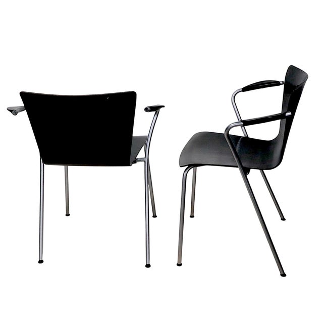 Pr. Vico Duo Chairs by Magistretti for Fritz Hansen Made In. Denmark C. 1998 For Sale - Image 9 of 10