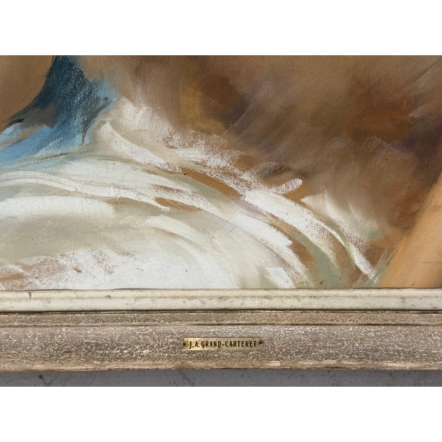 1938 Society Portrait of a Lady by Jean Albert Grand Cateret For Sale - Image 15 of 18