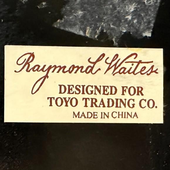 Pair of Vintage Raymond Waites Staffordshire Style Dog Figurines For Sale - Image 6 of 6