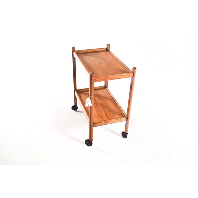 Vintage Danish Oak Tea Table, 1950s For Sale - Image 4 of 5