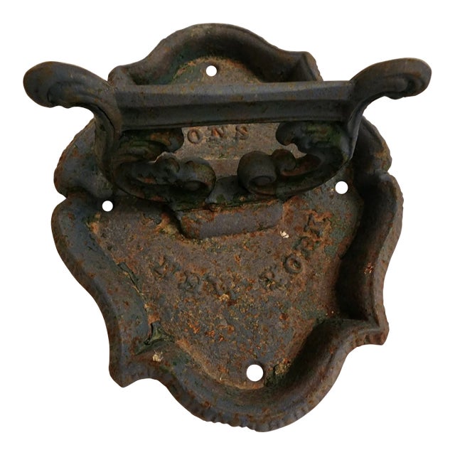 Antique Cast Iron Boot Scrape For Sale