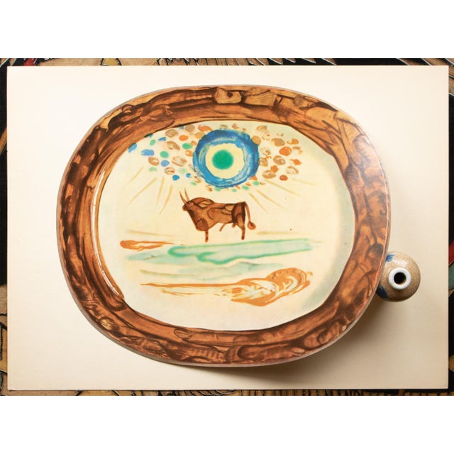 1950 Set of 8 Swiss Prints of Picasso's Ceramic Platters For Sale - Image 17 of 18