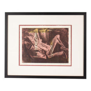 1974 “Hodaka” Abstract Print Signed by Artist Robert C. Ray
