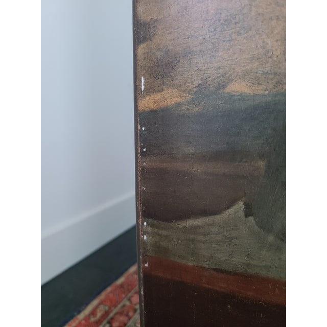 Antique Early 19th Century Oil Painting Portrait of a Handsome Sea Captain For Sale - Image 17 of 18