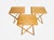 Metal Illum Wikkelso Teak Folding Tables Set For Sale - Image 7 of 13