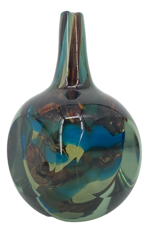 Overlay Decorative Vase by Michael Harris for Mdina, United Kingdom, 1981