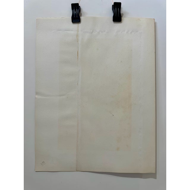 Henry Emil Salloch Original Watercolor on Paper Gromignana, 1970. For Sale In Atlanta - Image 6 of 7