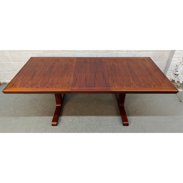 Mid 20th Century Danish Extendable Dining Table by Skovby Denmark For Sale - Image 9 of 17