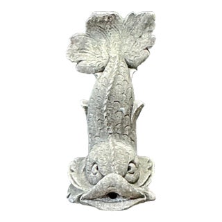 Vintage Cast Concrete Dolphin For Sale