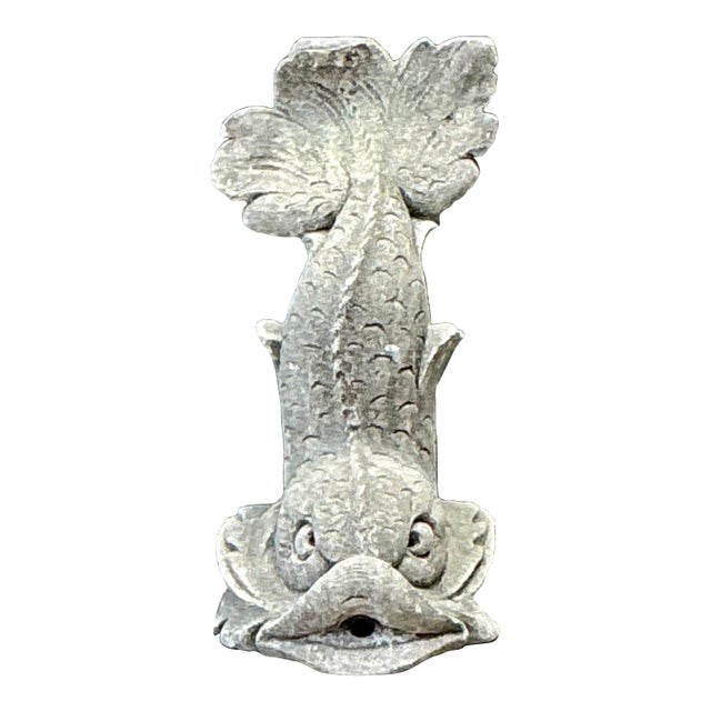 Vintage Cast Concrete Dolphin For Sale