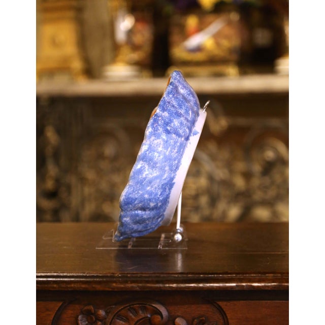 19th Century French Painted Faience Porquier Beau Quimper Wall Bowl / Vide-Poche For Sale In Dallas - Image 6 of 7