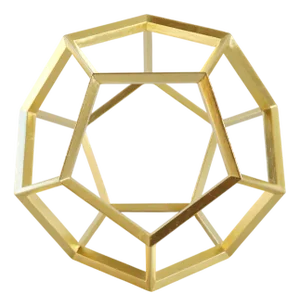 Dodecahedron Sculptural Decorative Object by Joachim Tantau