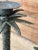 Pair Vintage Coastal Rustic Metal Palm Tree Staggering Candlestick Holders For Sale - Image 9 of 11