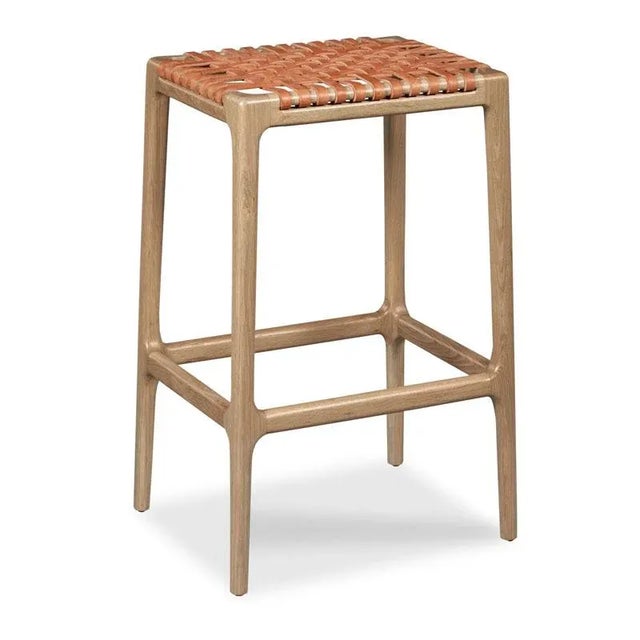 Contemporary Woodbridge Furniture Werner Counterstool For Sale - Image 3 of 4