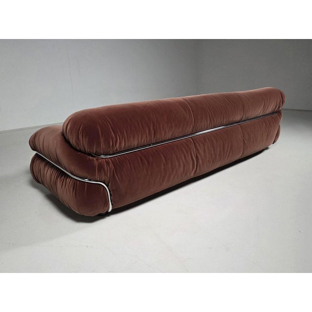 Cassina Sesann Sofa in Dusty Pink by Gianfranco Frattini for Cassina, 1970s For Sale - Image 4 of 12