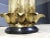 Italian Brass Leaf and Marble Coffee Table, 1970s For Sale - Image 4 of 9