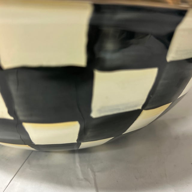 Mackenzie-Childs Round Metal Bowl For Sale In Miami - Image 6 of 6