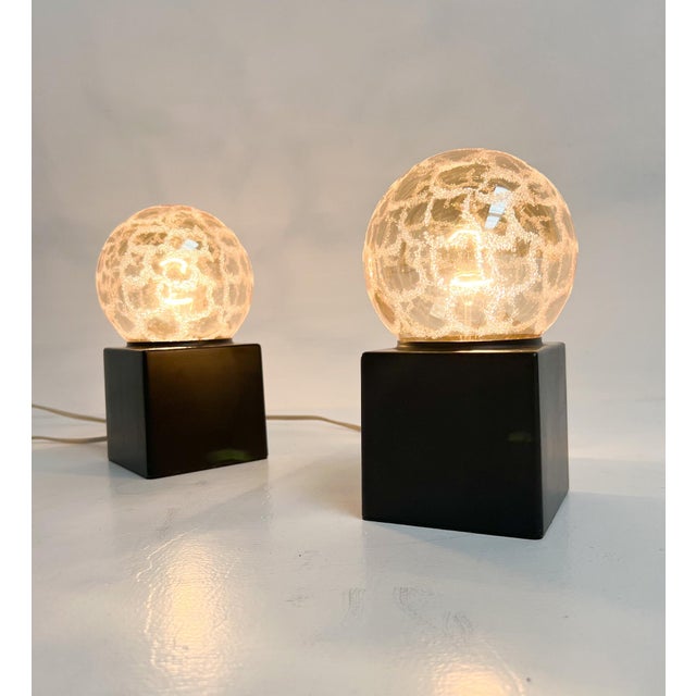 Black Table Lamps by Philips, 1960s, Set of 2 For Sale - Image 8 of 9