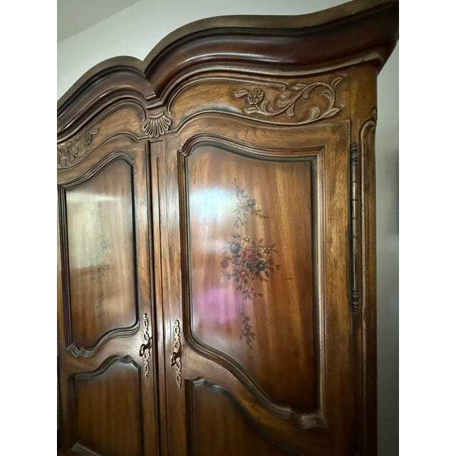 1960s 1960s Drexel Heritage French Provincial Wardrobe Armoire For Sale - Image 5 of 9