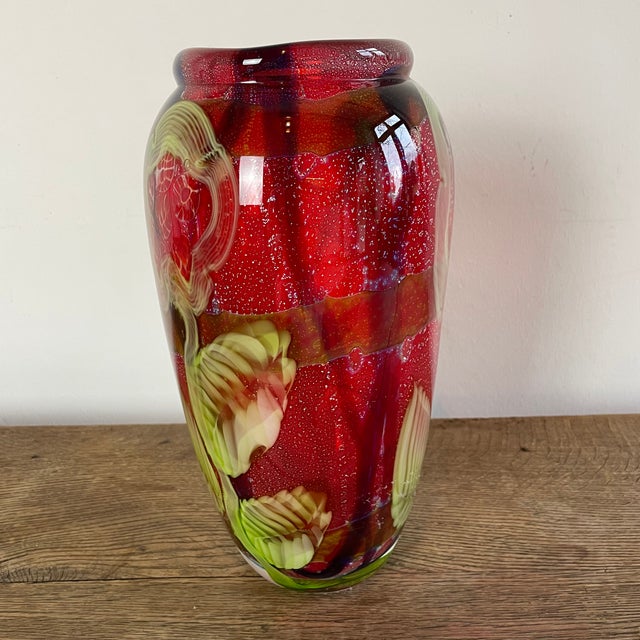 Murano Glass Vase, 1950s For Sale - Image 4 of 11