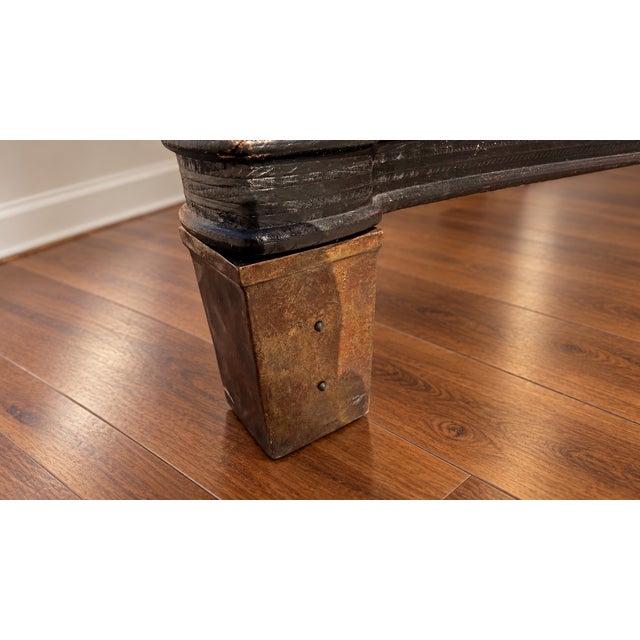 Late 20th Century Neoclassical Zebrawood Inlaid Ebonized Dining Table, Attributed to Ralph Lauren for Henredon For Sale - Image 14 of 18