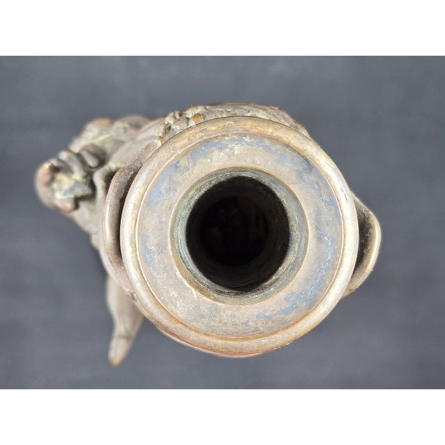 Late 20th Century Late 20th Century Vintage French Bronze Sculpture of Psyche by Auguste Moreau For Sale - Image 5 of 12