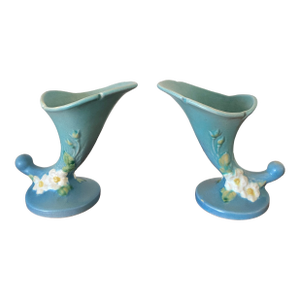 1940s Roseville Pottery Vases 143- Set of 2