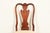Thomasville Queen Anne Carved Solid Mahogany Dining Chairs, Set of Four For Sale In South Bend - Image 6 of 13