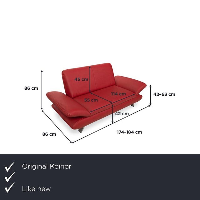 The invitingly rounded shapes and the seemingly floating runners make the Rossini series from German manufacturer Koinor...